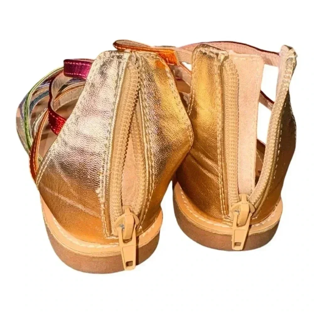 Harper Canyon Strappy Sandal, Multi Colored, Size 2 - Picture 4 of 12